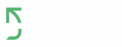 LOGO Phowi horizontal negativo verde oscuro leyenda